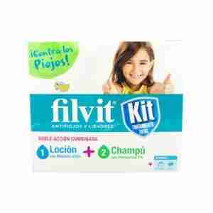 Filvit Kit Tratamiento Locion + Champu + Gorro + Peine