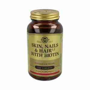 Solgar Hair Skin Nails con Biotina 120 Comp