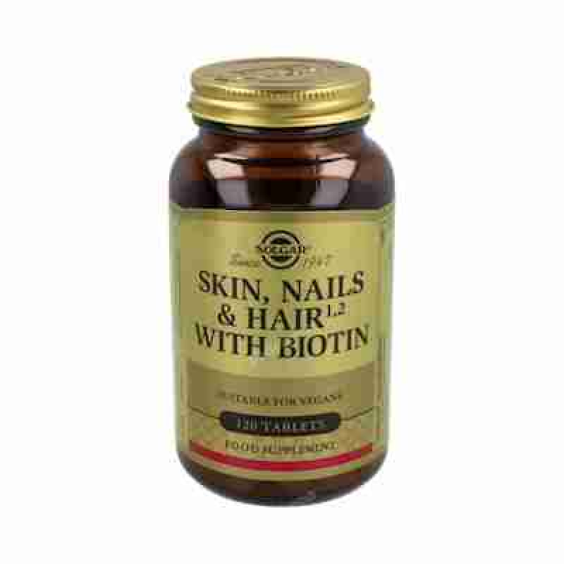 Solgar Hair Skin Nails con Biotina 120 Comp