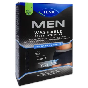 Absorbente Lavable Tena Men Boxer 1 unidad Talla S Color Negro