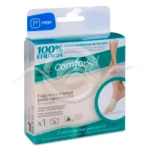 Faja Metatarsal Post-Operatoria Elastica para Juanetes Comforsil 1 unidad Talla Cc322l