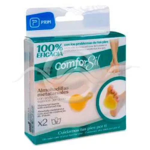 Almohadilla Metatarsal con Anillo Sujecion 2º Dedo Comforsil 2 unidades Cc220