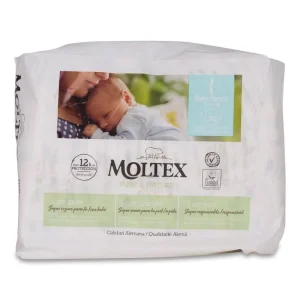 Pañal Infantil Moltex Pure & Nature Talla 1 Recien Nacido 22 unidades
