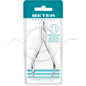 Alicate Cortauñas Uñas Encarnadas Beter 1 unidad Curvoinox 11 cm