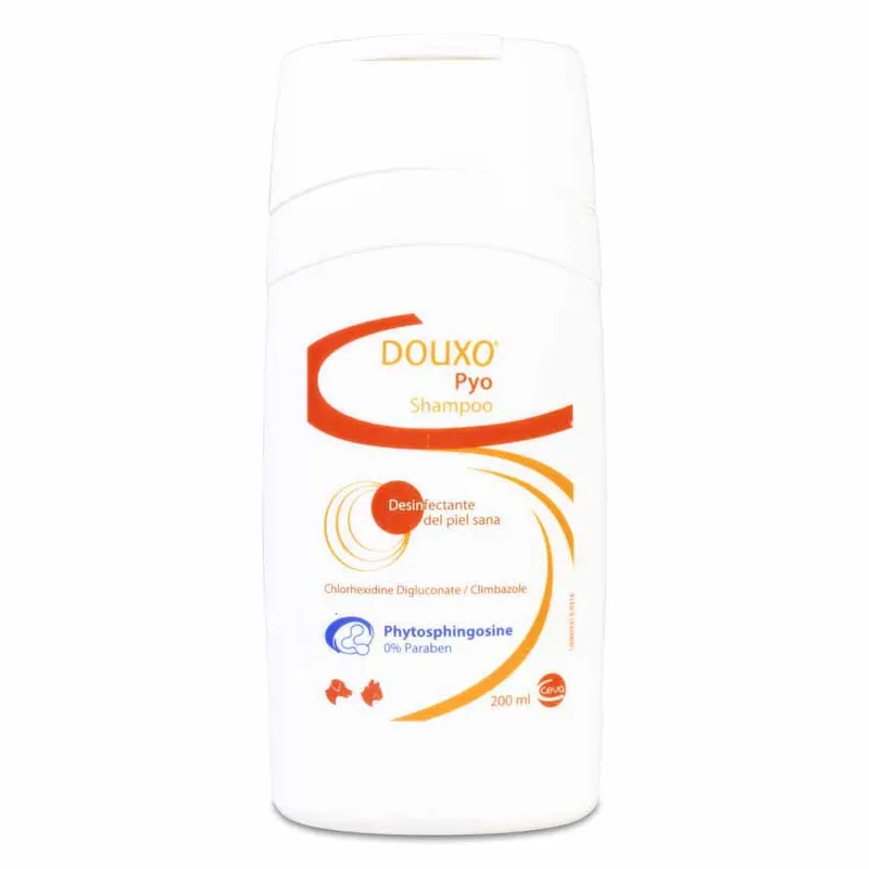 Douxo S3 Pyo Champú Dermatológico para Perros y Gatos, 200 ml