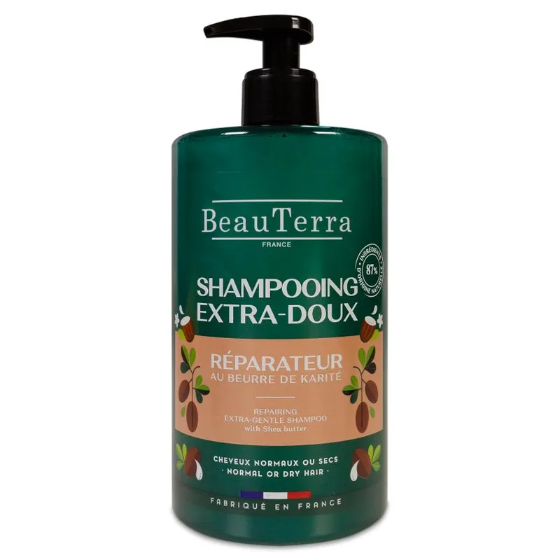 Beauterra Shampooing Extra_doux Reparateur, 750 ml