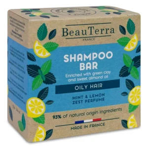 Beauterra Champú Sólido para Cabello Graso, 75 g