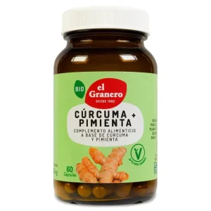 El Granero Integral Curcuma + Pimienta Bio 60 cápsulas