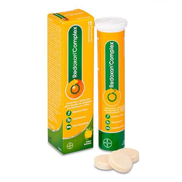 Redoxon Complex 15 comprimidos Efervescentes Sabor Naranja
