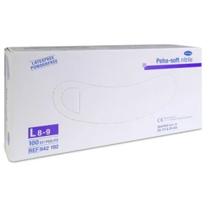 Guantes de Nitrilo Desechables Peha-Soft Nitrile 100 unidades Talla Grande