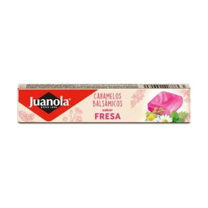 Juanola Caramelos Fresa Vit C y Hierbas Mediterraneas 1 envase 32,4 g