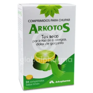 Arkotos Tos Seca 24 comprimidos Sabor Limon