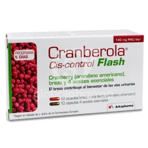Cranberola Ciscontrol Flash Arandano 20 capsulas