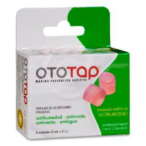 Tapones Oidos Silicona Ototap 6 unidades