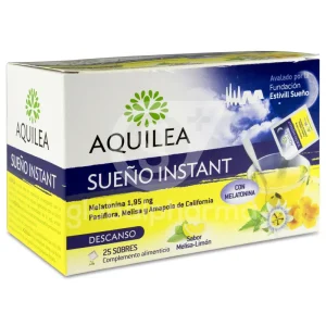 Aquilea Sueño Instant 1,95 mg 25 sobres Sabor Melisa Limon