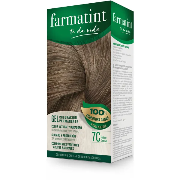 Farmatint 1 envase 135 ml Tono 7c Rubio Ceniza