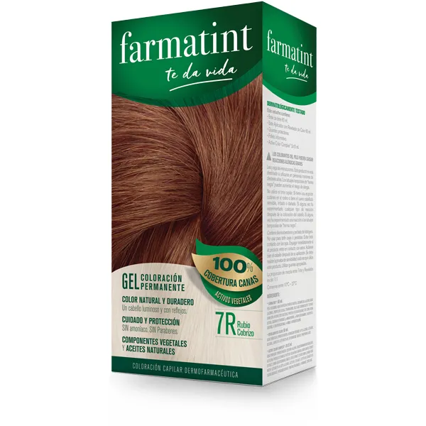 Farmatint 1 envase 135 ml Tono 7r Rubio Cobrizo