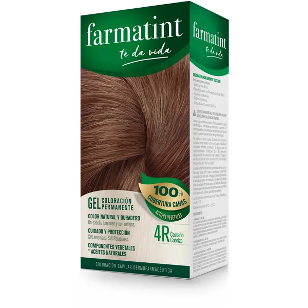 Farmatint 1 envase 135 ml Tono 4r Castaño Cobrizo