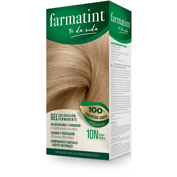 Farmatint 1 envase 135 ml Tono 10n Rubio Platino