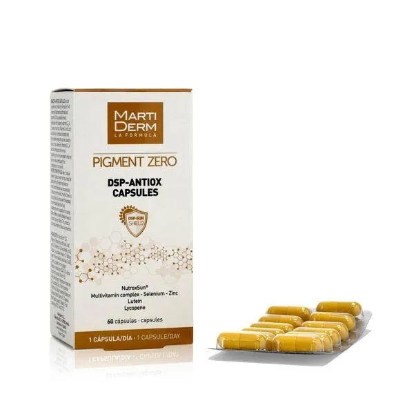 Martiderm Pigment Zero Dsp-Antiox 60 capsulas
