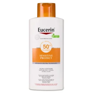 Eucerin Sun Protection 50 + locion Extra Light Sensitive Protect 1 envase 400 ml