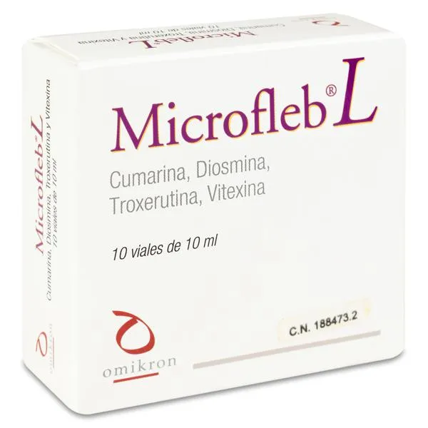 Microfleb l 10 viales 10 ml