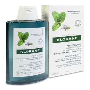 Klorane Detox Champu Refrescante & Anti Contaminacion a la Menta Aquatique 1 envase 200 ml