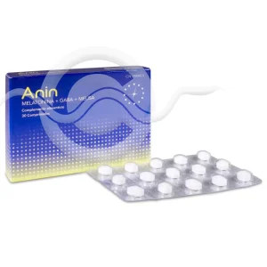 Anin Melatonina + Gaba + Melisa 30 comprimidos