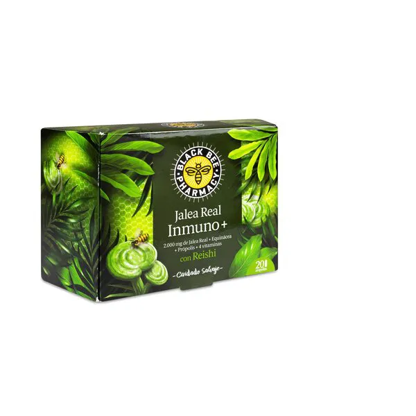 Black Bee Pharmacy Jalea Inmuno Plus 20 viales 10 ml