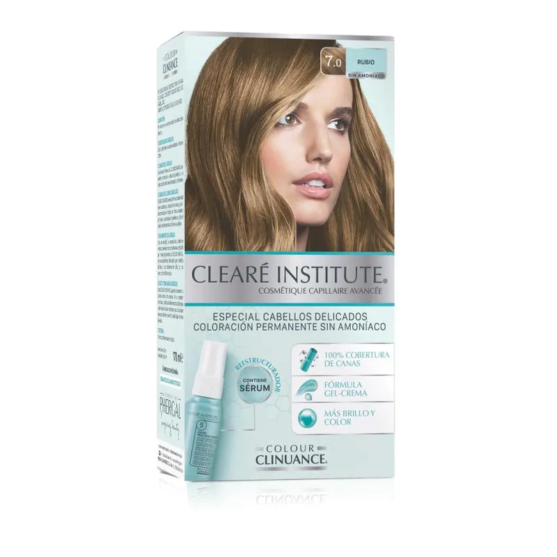 Cleare Institute Colour Clinuance 1 envase 170 ml Tono 7.0 Rubio