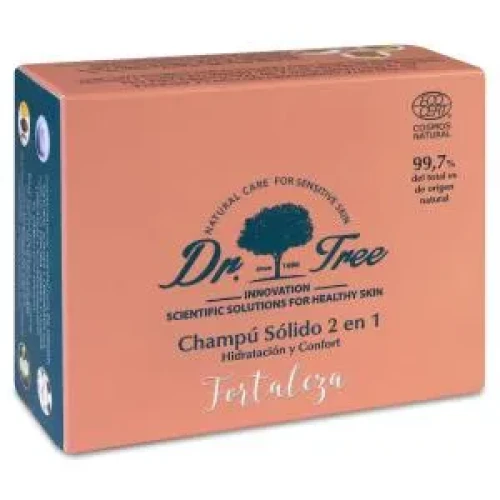 Dr. Tree Champu Solido 2 en 1 Fortaleza 1 envase 75 g