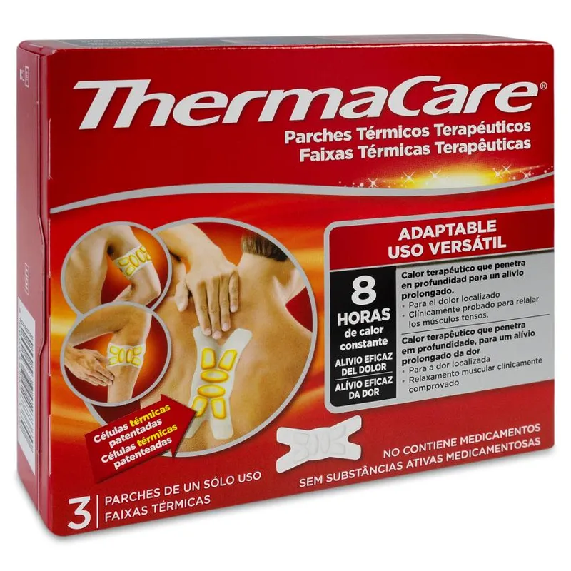 Thermacare parches Termicos Adaptables 3 parches