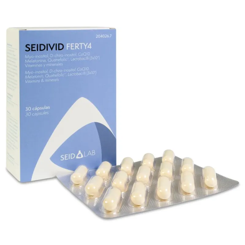 Seidivid Ferty4 30 capsulas