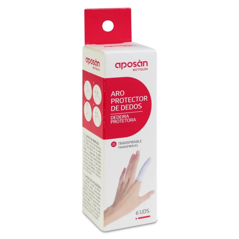 Aro Protector de Dedos Aposan Botiquin 6 unidades