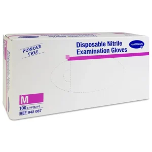 Guantes de Nitrilo Desechables Peha-Soft 150 unidades Talla M Blue