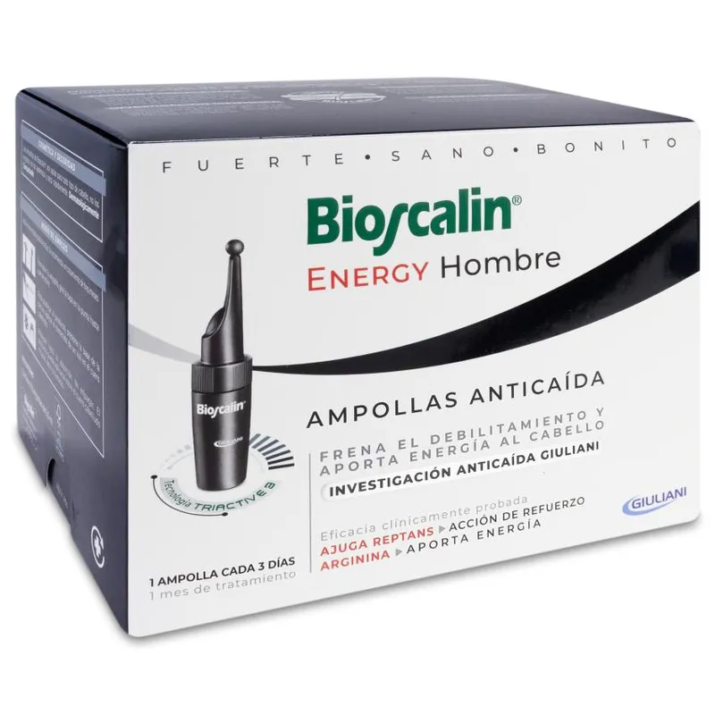 Bioscalin Energy Hombre ampollas Anticaida 10 ampollas 3,5 ml