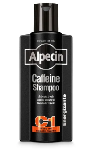 Alpecin C1 Caffeine Champu Anticaida 1 Botella 375 ml Black Edition