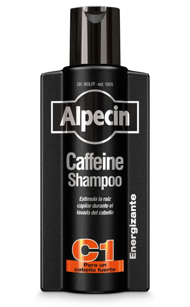 Alpecin C1 Caffeine Champu Anticaida 1 Botella 375 ml Black Edition