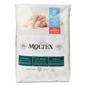 Pañal Infantil Pants Moltex Pure & Nature Talla 5 Junior 20 unidades