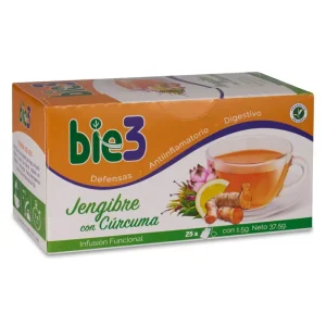 Bie3 Jenjibre con Curcuma 25 Bolsitas 1,5 g