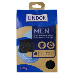 Calzoncillo Boxer Incontinencia Lavable Men Lindor 1 unidad Talla l