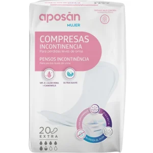 Aposan Compresa Incontinencia Extra 20 Uds