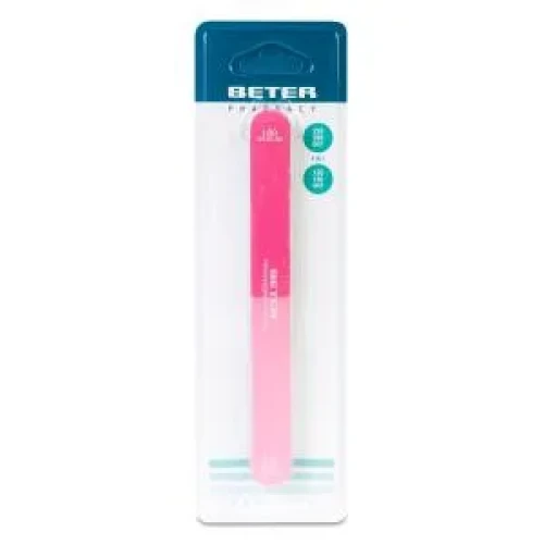 Lima de Uñas Beter Fibra Vidrio 4 Caras 17.5 cm