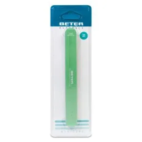 Lima de Uñas Beter Fibra Vidrio Fosforescente 17.5 cm
