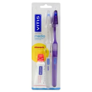 Cepillo Dental Adulto Vitis Medio Duplo