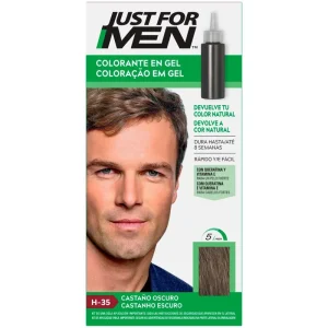 Just For Men Colorante en gel 1 envase 66 ml Tono Castaño Oscuro