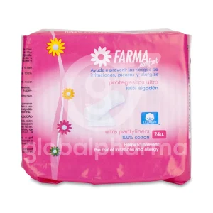 Protegeslip 100%algodon Farmaconfort Ultrafino 24 unidades