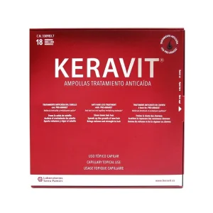Keravit ampollas Tratamiento Anticaida 18 ampollas 6 ml