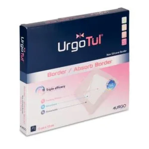 Aposito Esteril Urgotul Absorb Border 3 unidades 13 X 13 cm